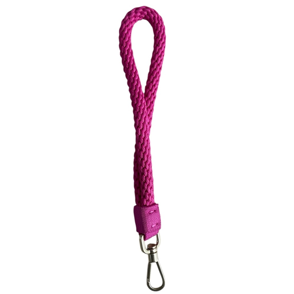 Rothy’s The Charmers Braided Keychain Lanyard Dragonfruit